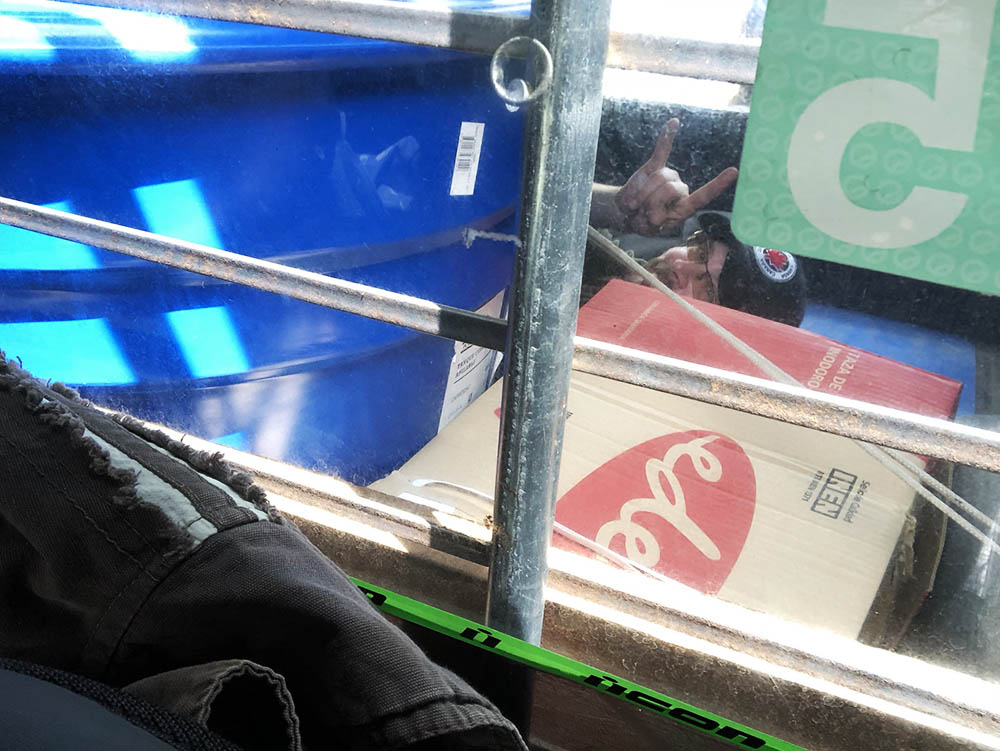 Back of a pickup....again